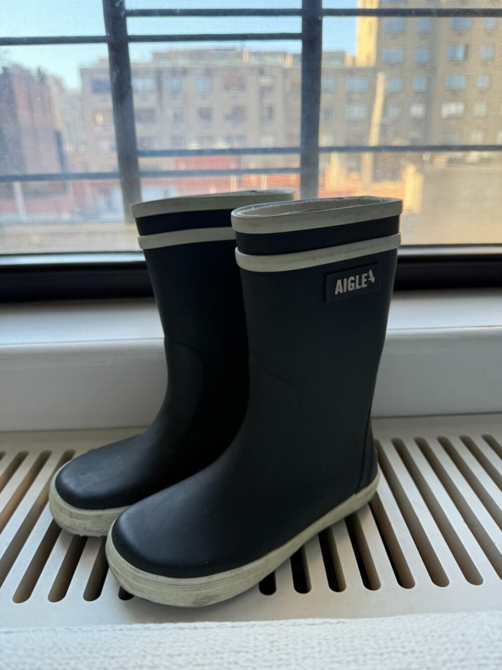 Aigle Iconic Rain boot Lolly Pop, sz 9.5US/26FR